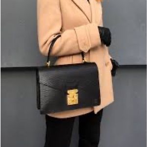 Authentic Louis Vuitton “Concorde” bag in black epi